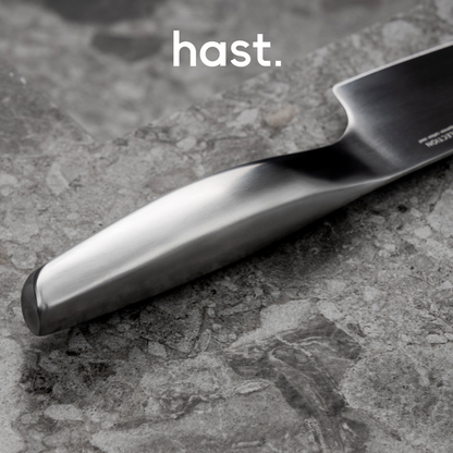 Hast Selection 6.3 Inch Japanese Carbon Steel Santoku Knife